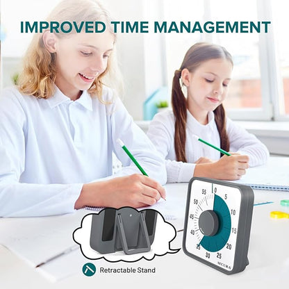 Secura 7.5 Inch Visual Timer, 60 Minute Visual Oversize Countdown Timer - Image 5