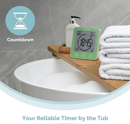 KADAMS Shower Clock Waterproof Bathroom Timer – Digital Wall Clock - Image 3