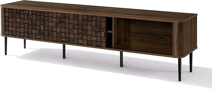 LuxenHome TV Stand for Living Room up to 80'' TVs, Media Console TV Console - Image 8