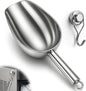 Stainless Steel Ice Scoop for Freezer by Mityrain