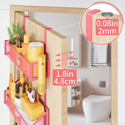 Kaiferty Over The Door Hooks Organizer, Coat Rack Over The Door Storage Hanger - Image 7