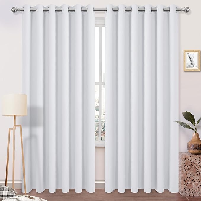 DWCN Blackout Curtains 84 Inches Long, Room Drakening Drapes by DWCN