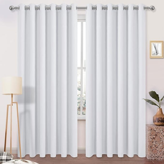 DWCN Blackout Curtains 84 Inches Long, Room Drakening Drapes by DWCN