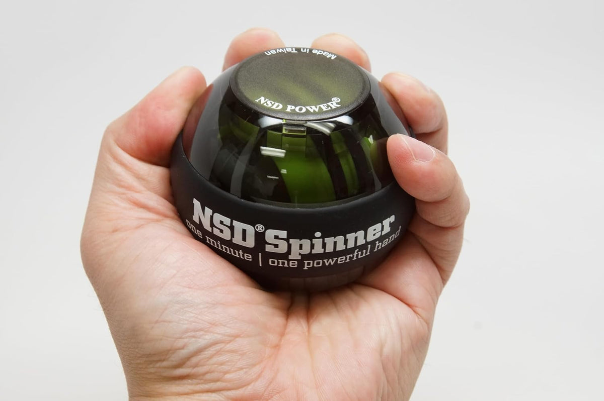 NSD Manual Thumb Wind Start Spinner Gyro Ball – Up to 15,000-18,000 RPM Premi...