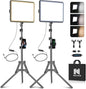 2-Pack LED Video Light Kit, NiceVeedi Studio Light, 2800-6500K Dimmable by NiceVeediOfficial