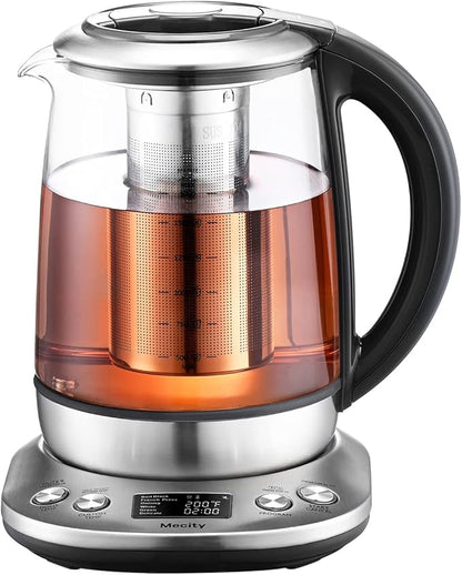 Mecity Electric Tea Kettle Borosilicate Glass Tea Maker by Mecity