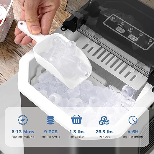 COSTWAY Countertop Ice Maker - Image 3