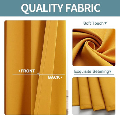 ChrisDowa Blackout Curtains 102 Inches Long - Image 3