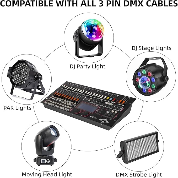 Ygybeyond DMX 1024Controller, 1024 channel Controller, Stage Lighting Equipment - Image 4