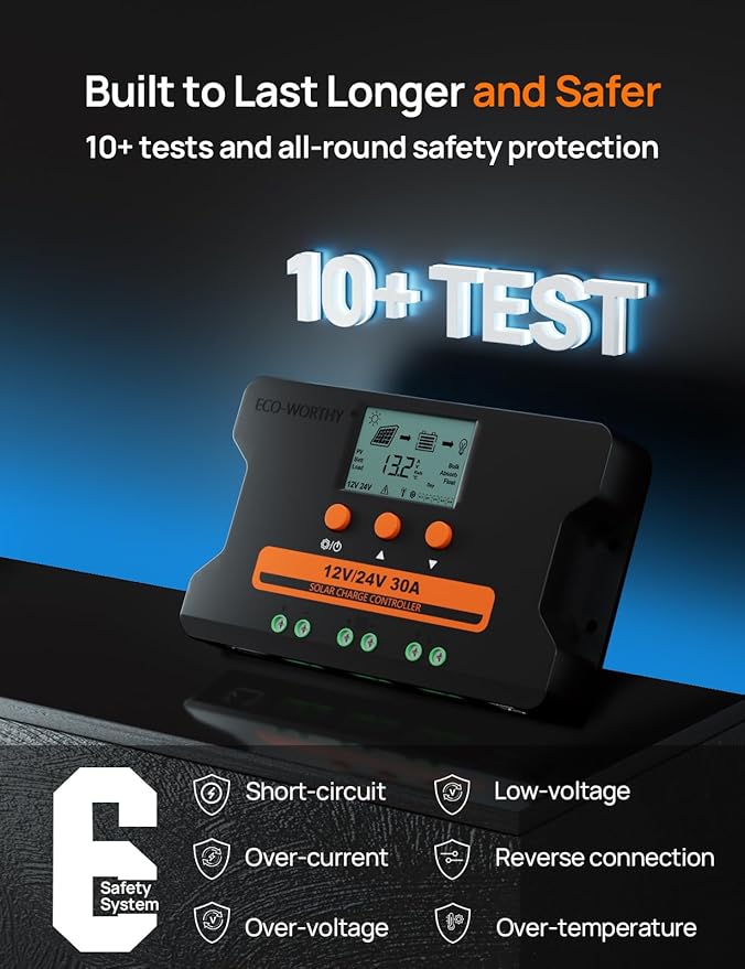 ECO-WORTHY Solar Charge Controller 30A - Image 8