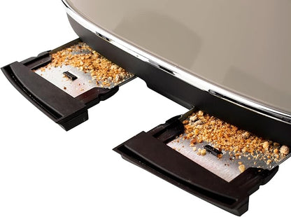 Haden Dorset 4-Slice Wide-Slot Toaster, Stainless-Steel Bread Toaster - Image 9