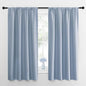 NICETOWN Kitchen Curtains, Short Blackout Drapes, Vintage Blue, Thermal by NICETOWN