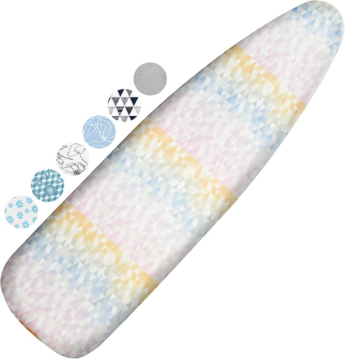Ironing Board Cover and Pad, 15x54 Standard Size Thick Iron Padding, Scorch & by Dalykate