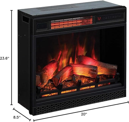 ClassicFlame 23II042FGL 3D Infrared Quartz Fireplace Insert - Image 8