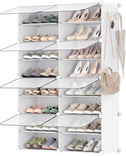 SONGMICS Shoe Rack Organizer, 8-Tier Shoe Storage Cabinet by SONGMICSbySONGMICSHOME
