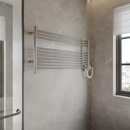 HEATGENE Towel Warmer 10 Bar Towel Dryer Wall-Mounted Plug-in Bath Towel Heater - Image 7