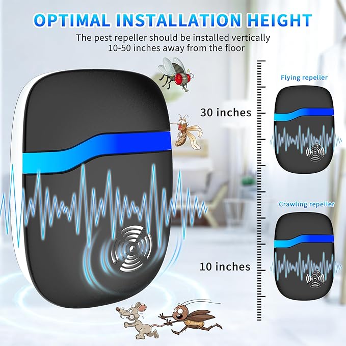 2026 Upgraded Mouse Repellent Ultrasonic Plug in Electronic Rodent Repellent - Image 4