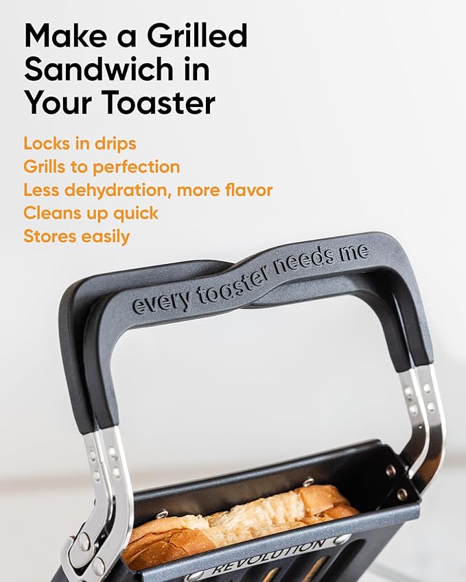 Revolution Toastie Press Conveniently Toast Delicious Grilled Cheeses, - Image 2