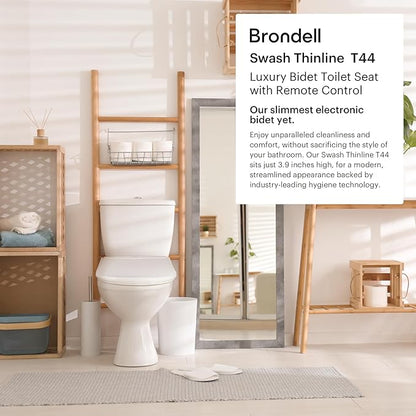 Brondell T44-RW Swash Thinline Electric Bidet Toilet Seat - Image 2