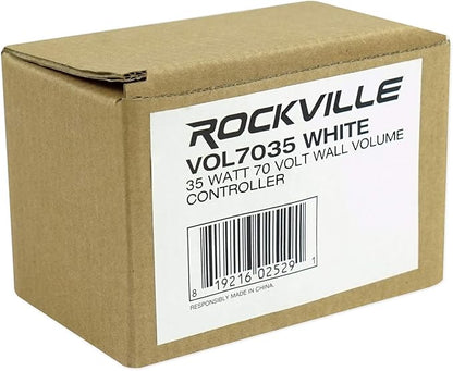Rockville VOL7035 35W 70V Wall Volume Control, Easy Install, Dust-Protected - Image 7