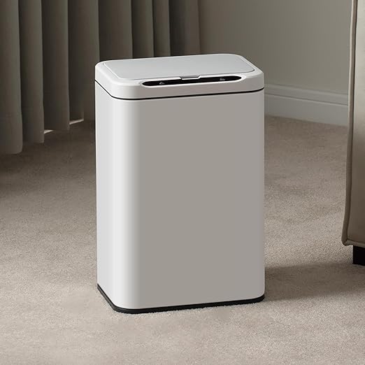 ELPHECO Stainless Steel Office Trash Can Motion Sensor Garbage Can Touchless by ELPHECOUSA