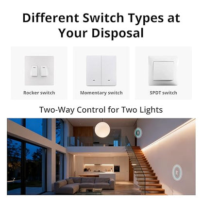 SONOFF MINI Duo-L Zigbee Smart Switch – No Neutral Wire, Zigbee 3.0, Dual - Image 6