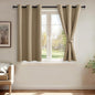 JIUZHEN Blackout Curtains with Tiebacks by JIUZHEN