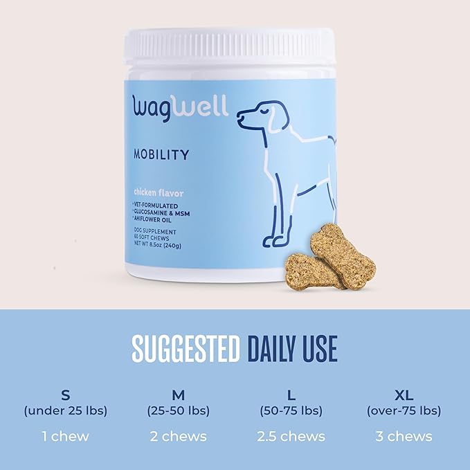 WagWell Mobility Chews – Vet-Formulated, All Natural, Made in The USA – Joint - Image 8