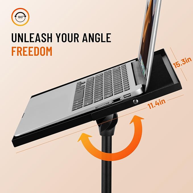 CAHAYA Projector Stand Tripod Foldable: 18.9 to 41 Inch Height Adjustable - Image 4