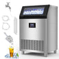 Commercial Ice Maker Machine 350 Lbs/24H, 60 Lbs Ice Bin, Undercounter Ice by Velieta-SpecialistinFridge