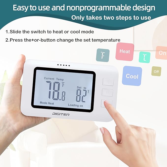 DIGITEN Wireless Thermostat WTC100 Pro Temperature Controller - Image 4