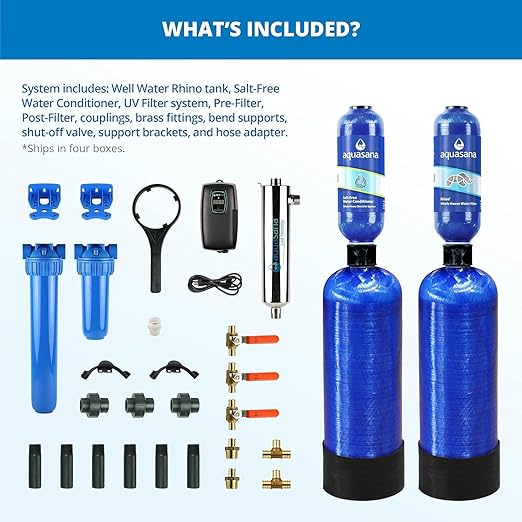 Aquasana Whole House Well Water Filter | 500K Gallons | UV, Carbon & KDF | - Image 6