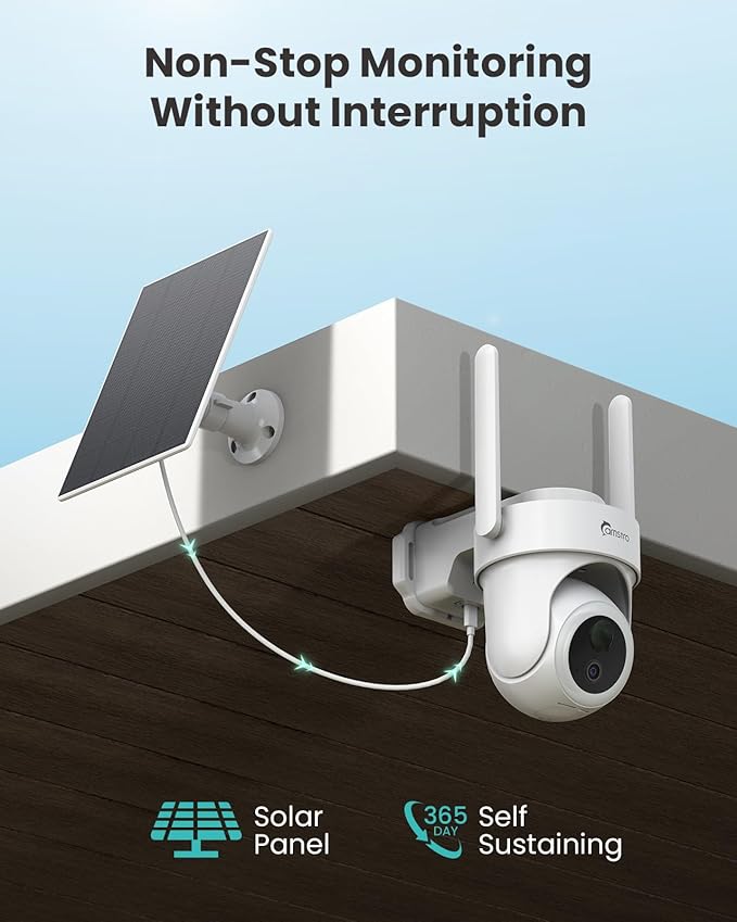 4K Security Cameras Wireless Outdoor, Solar Cameras - Image 5