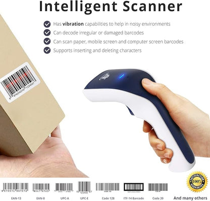 ScanAvenger Wireless Portable 1D Bluetooth Barcode Scanner: Hand Scanner 3-in-1 - Image 3