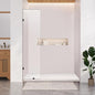 22" W×78.75" H Shower Glass Panel, 3/8" Thick Clear Tempered Glass Panel by Unknown