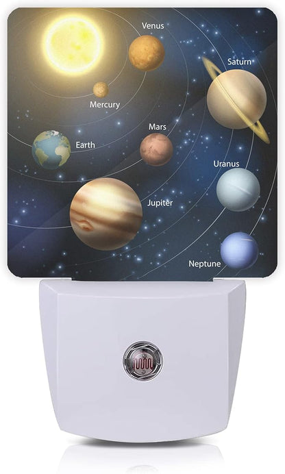 Smoaffly Planet Solar System Universe Galaxy Space Night Light Plug-in LED by Smoaffly