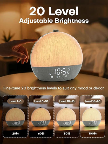 Zelaclock Sunrise Alarm Clock, Sunlight Alarm Clocks - Image 8