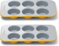 Caraway Nonstick Ceramic 6 Cup Muffin Pan Duo – Non-Toxic, PTFE & PFOA Free – by Caraway