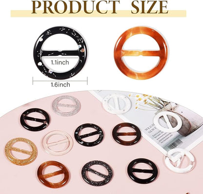 T-Shirt Clips 9 PCS, Clothes Corner Knotted Button, Fashion Alloy Pearl - Image 7