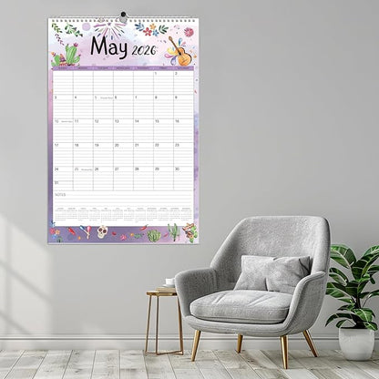 GuassLee Extra Large Wall Calendar 2026, 24-Month Aesthetic Large Calendar Jan. - Image 5