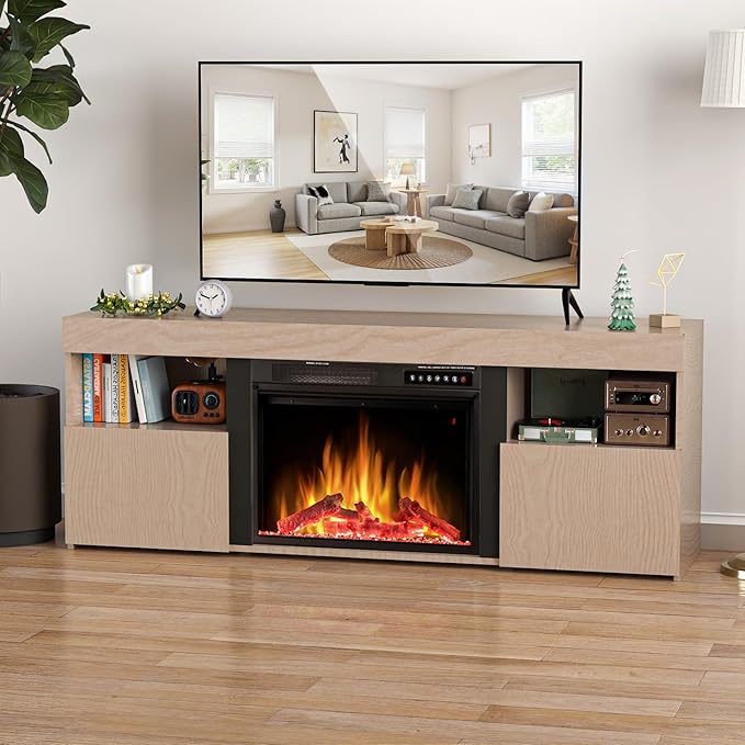 59" Electric Fireplace TV Stand - Image 7