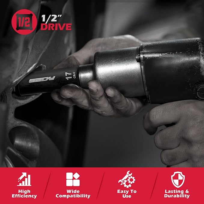 Master 1/2" Drive Impact Socket Set, 67-Piece Standard & Deep Master Impact - Image 2