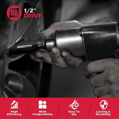 Master 1/2" Drive Impact Socket Set, 67-Piece Standard & Deep Master Impact - Image 2