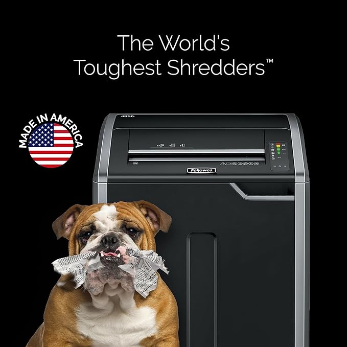 Fellowes Powershred 485Ci 100% Jam Proof Commercial Grade, Quiet Operation - Image 6