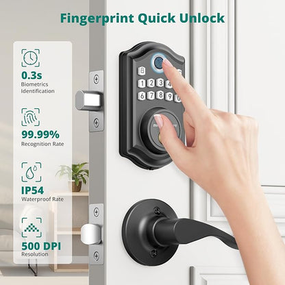 DS10 Pro Keyless Entry Door Lock - Image 2