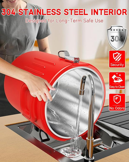 Insulated Beverage Dispenser 2 Gallon- Ice and Hot Drink Dispenser - Image 6