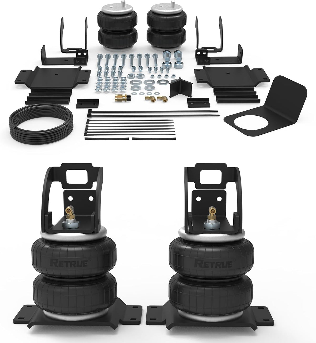 retrue rear air bags suspension kit compatible with, main product view