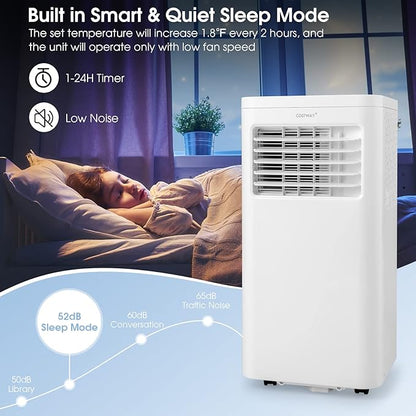 COSTWAY Portable Air Conditioner, 8000 BTU AC Unit - Image 5