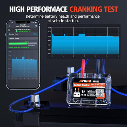 ANCEL BM200-US Car Battery Tester 12V Automotive Battery Monitor Bluetooth Auto - Image 7