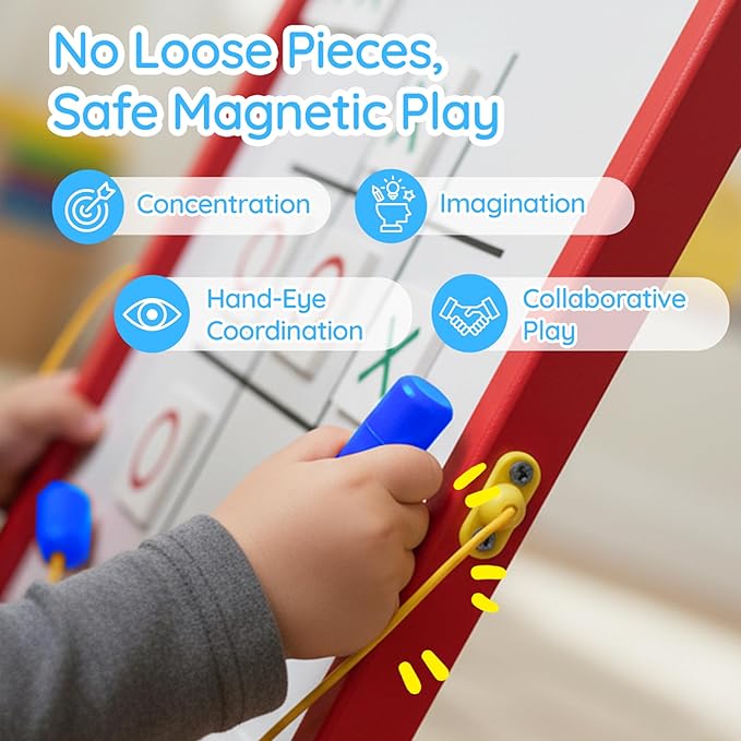 Magnetic Toddler Activity Wall Panel Toy – Interactive Wall Busy Board – - Image 3